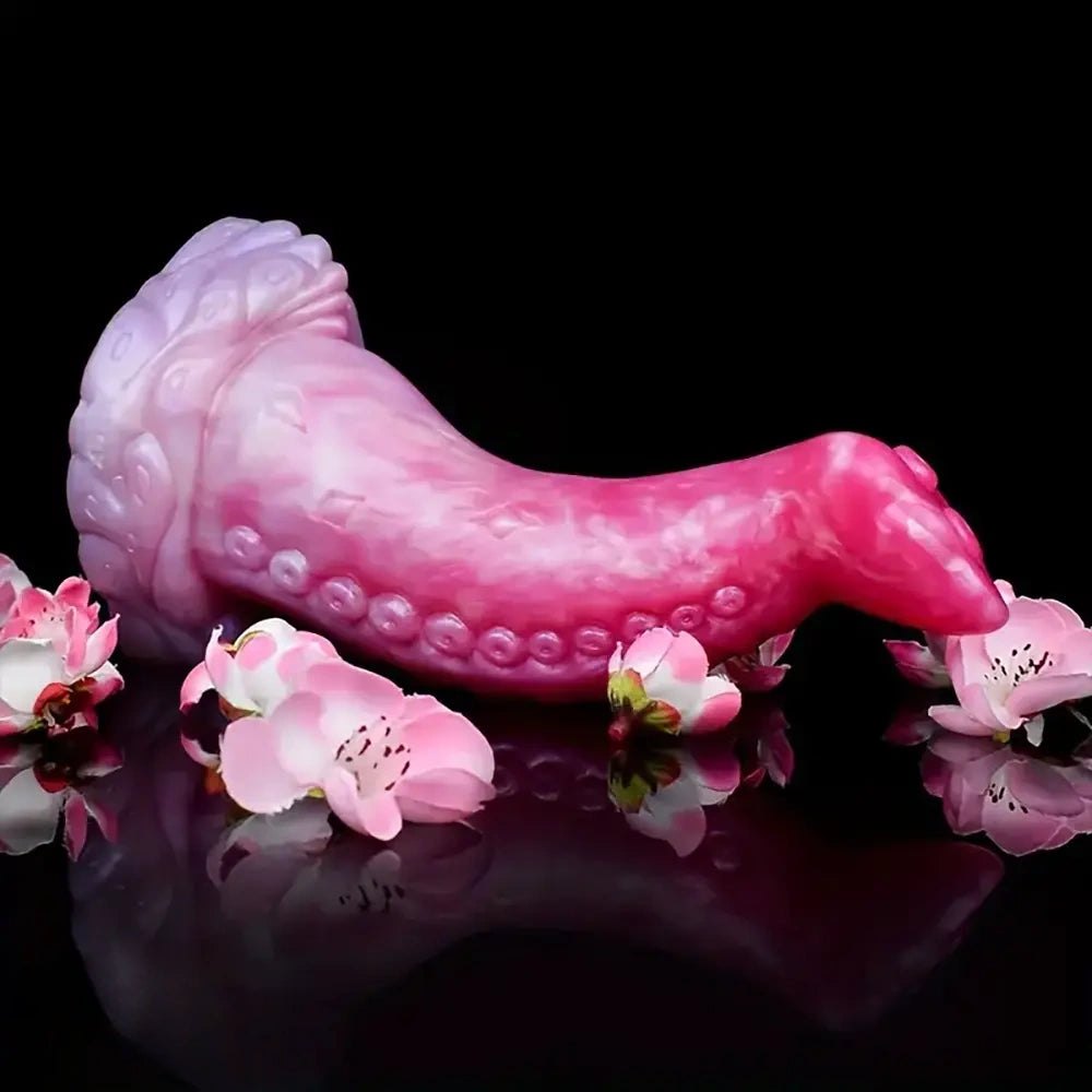 Tentacle Octopus Fantasy Dildo 8 in - Silicone Tentacle Dildo