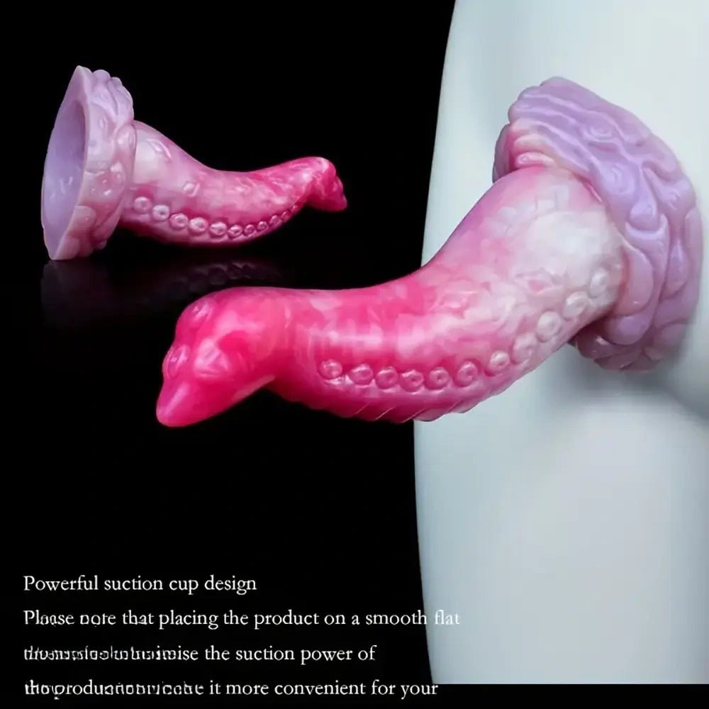 Tentacle Octopus Fantasy Dildo 8 in - Silicone Tentacle Dildo