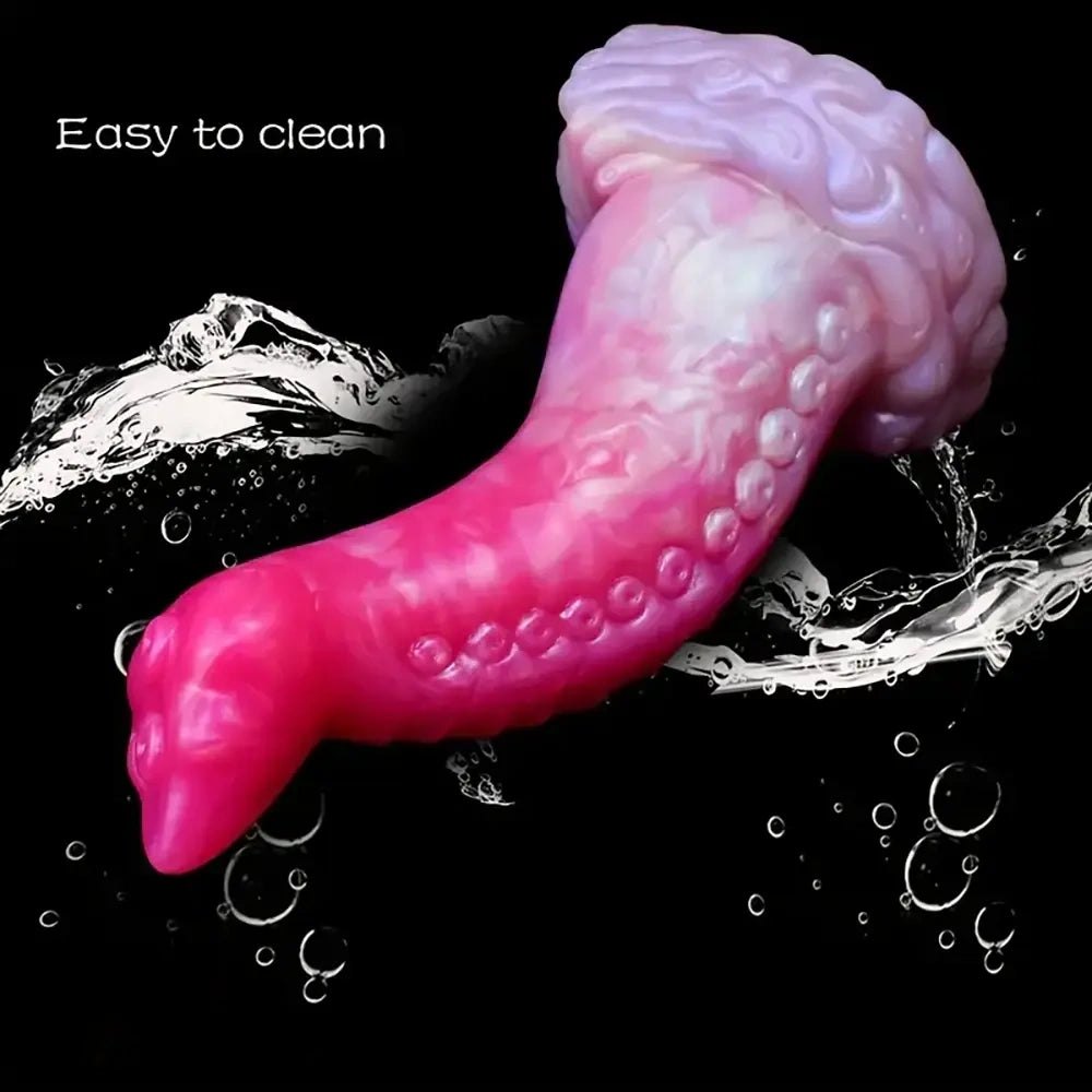 Tentacle Octopus Fantasy Dildo 8 in - Silicone Tentacle Dildo