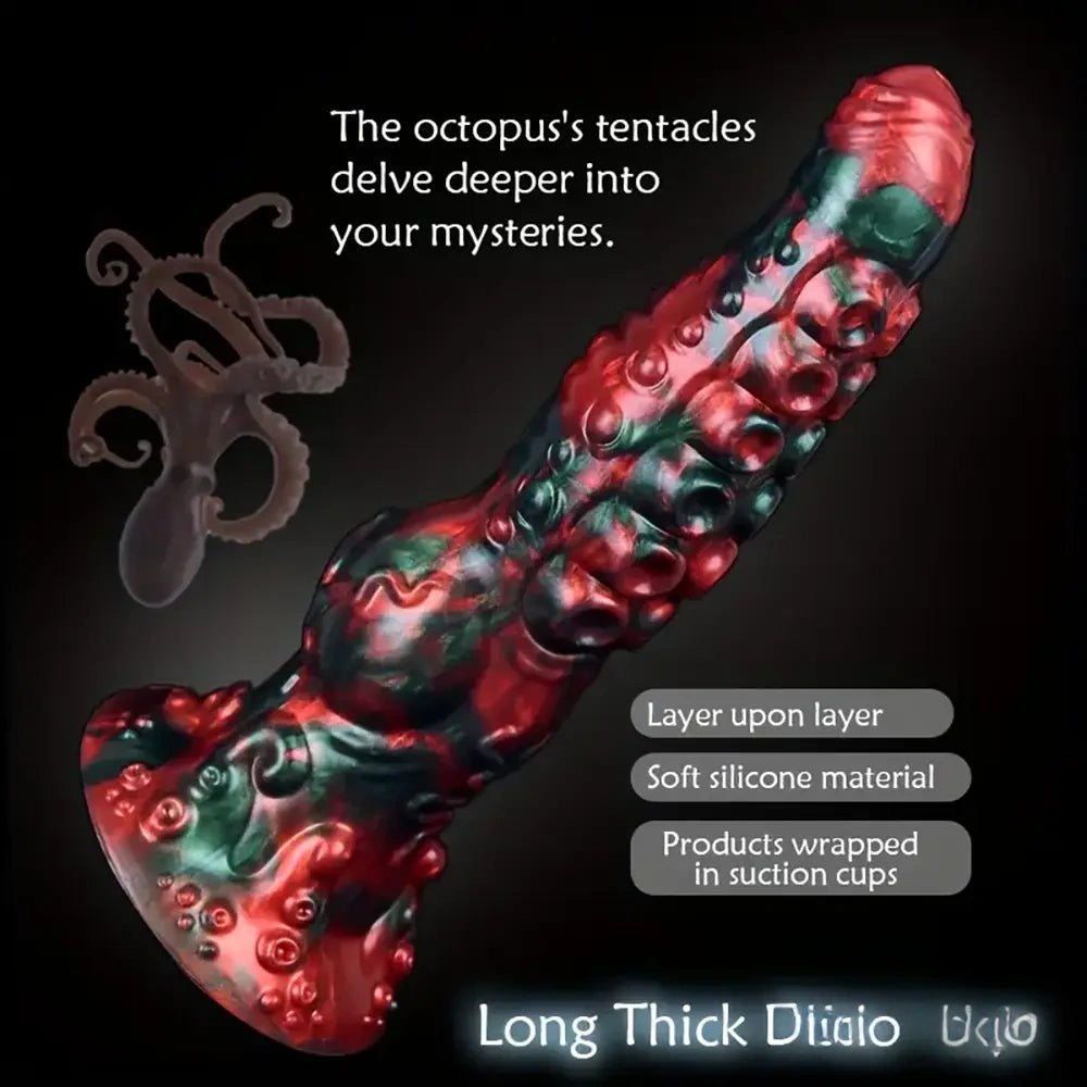 Tentacle Octopus Fantasy Dildo - Suction Cup Monster Dildo