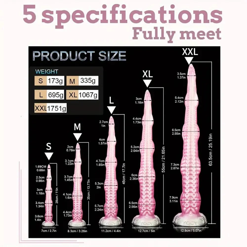 Tentacle Octopus Fantasy Dildo - Silicone Monster Dildo