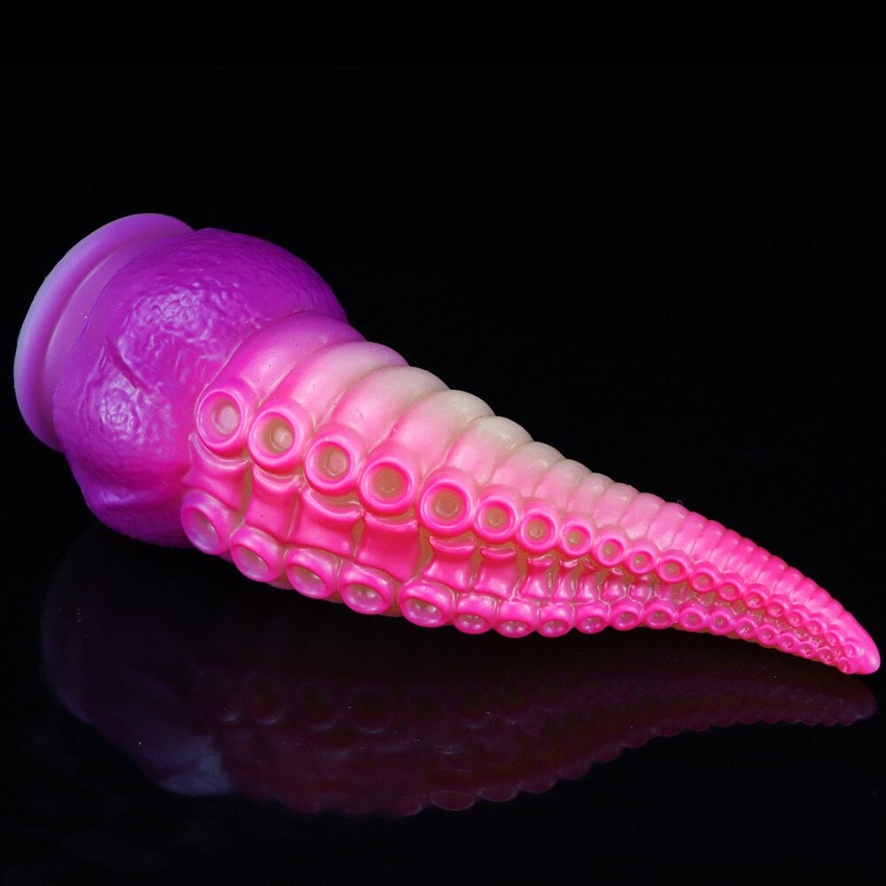 Tentacle Ombre Fantasy Dildo - Thick Silicone Octopus Toy
