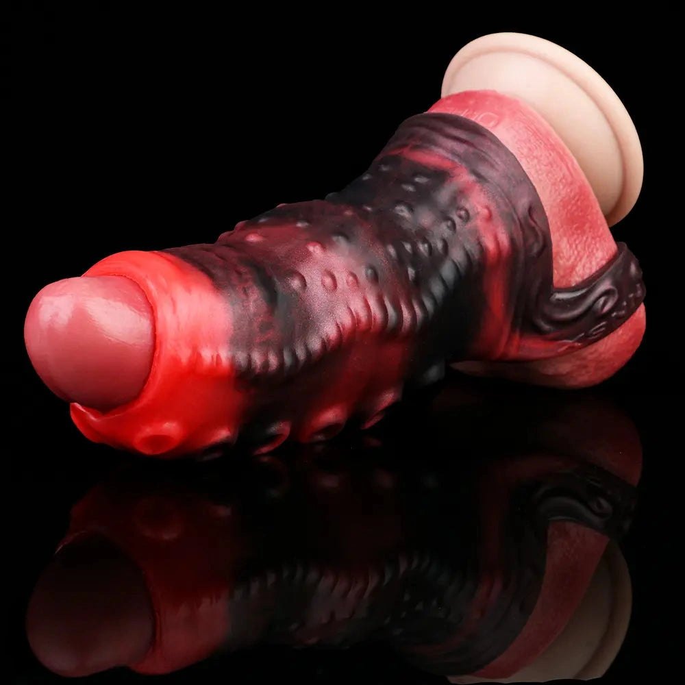 Tentacle Silicone Sleeve Extender - Fantasy Tentacle Cock Sleeve