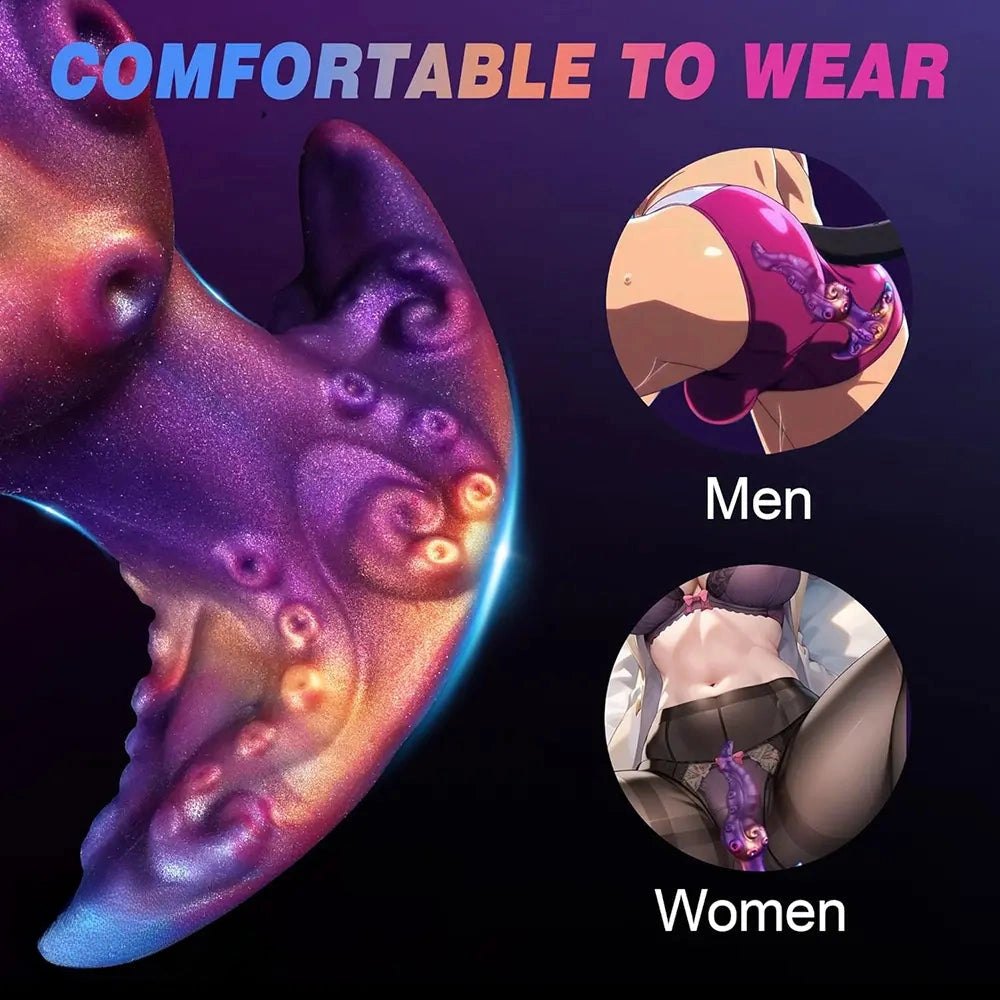 Tentacle Sucker Fantasy Dildo - Silicone Tentacle Dildo