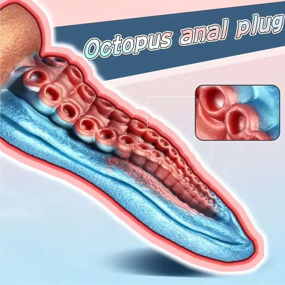 Tentacle Suction Cup Dildo - Silicone Fantasy Tentacle Dildo