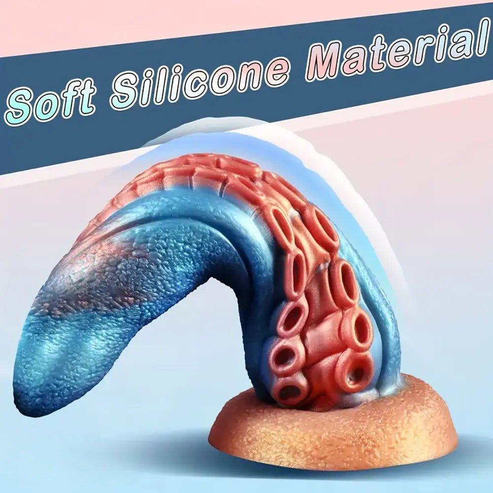 Tentacle Suction Cup Dildo - Silicone Fantasy Tentacle Dildo