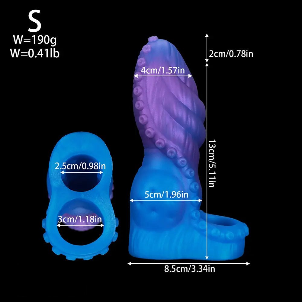 Tentacle Texture Fantasy Dildo - Silicone Monster Dildo