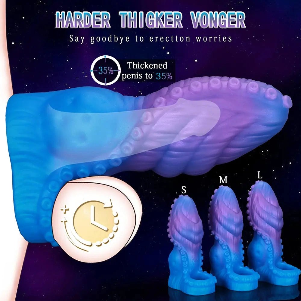 Tentacle Texture Fantasy Dildo - Silicone Monster Dildo