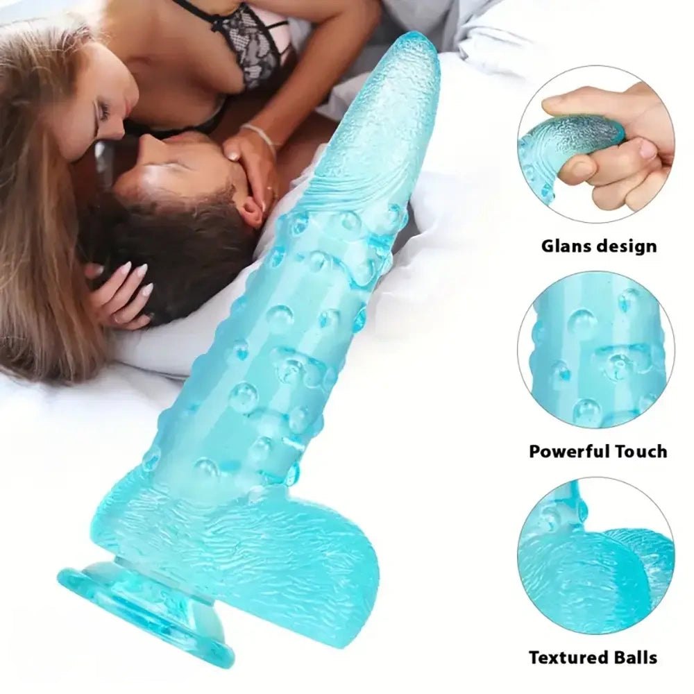 Tentacle Textured Dildo 8.86in - Fantasy Silicone Dildo
