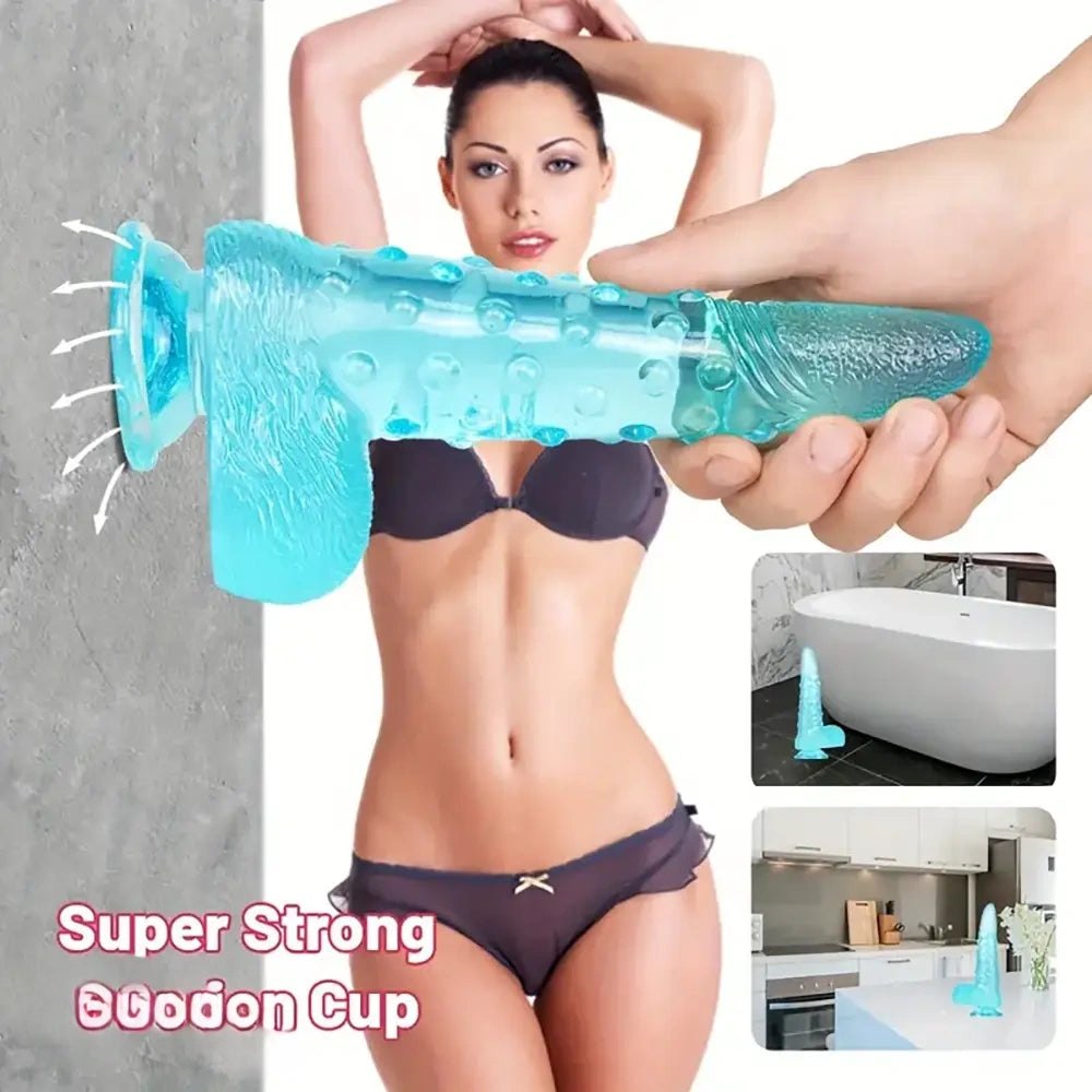 Tentacle Textured Dildo 8.86in - Fantasy Silicone Dildo