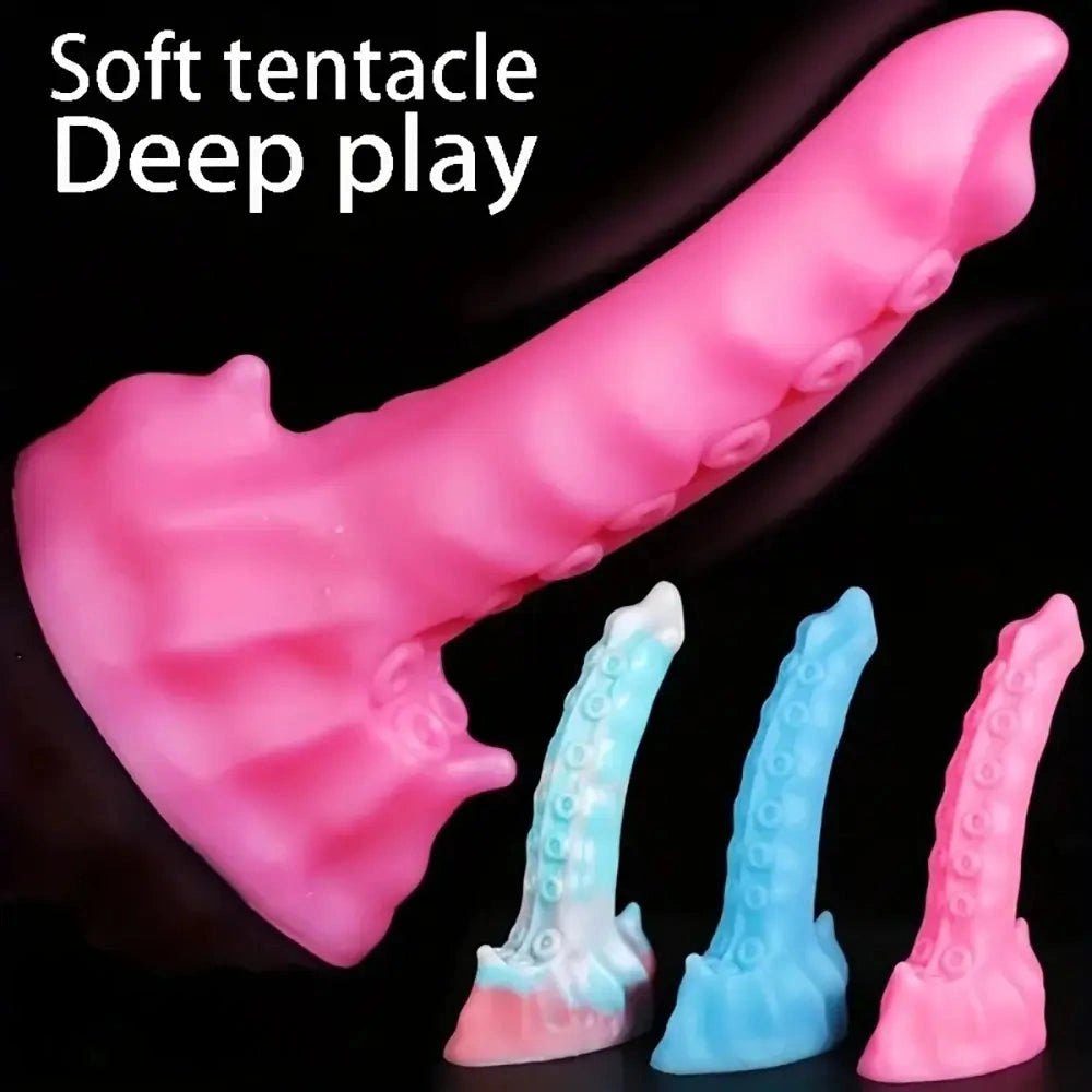 Tentacle Textured Fantasy Dildo - Fantasy Tentacle Dildo