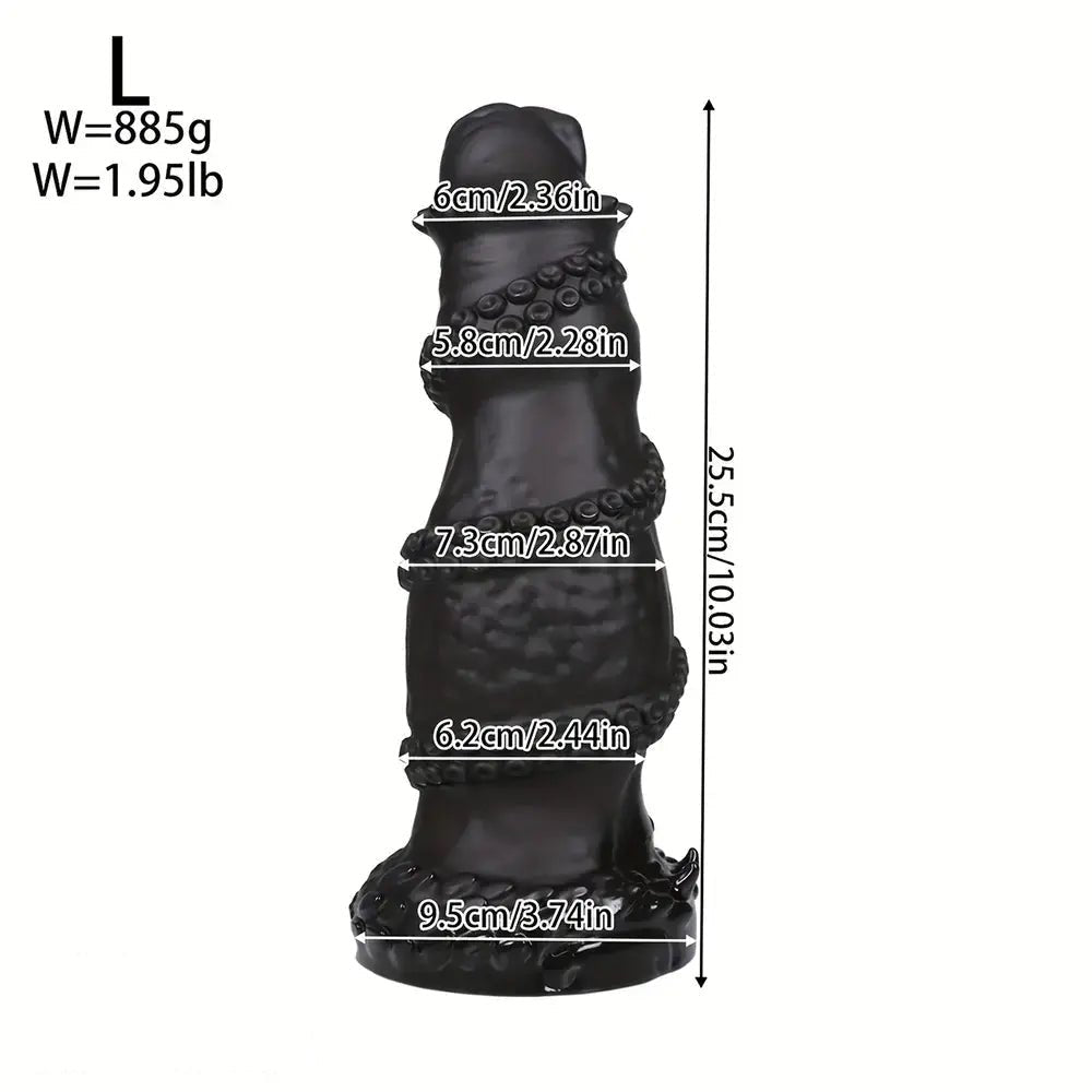 Tentacle Wrap Fantasy Dildo - Big Fantasy Monster Dildo