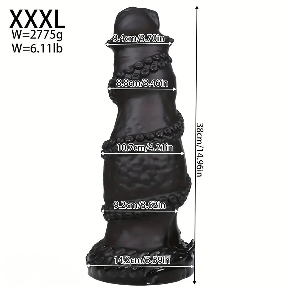 Tentacle Wrap Fantasy Dildo - Big Fantasy Monster Dildo