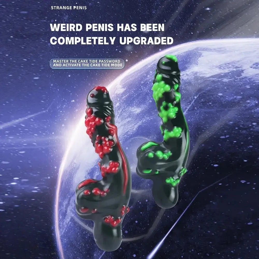Textured Alien Fantasy Dildo - Silicone Monster Dildo