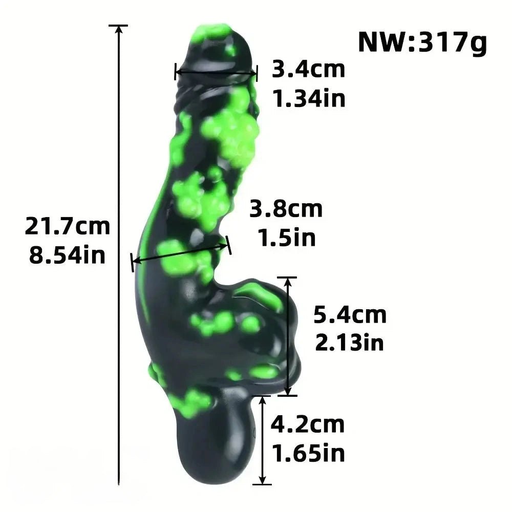 Textured Alien Fantasy Dildo - Silicone Monster Dildo