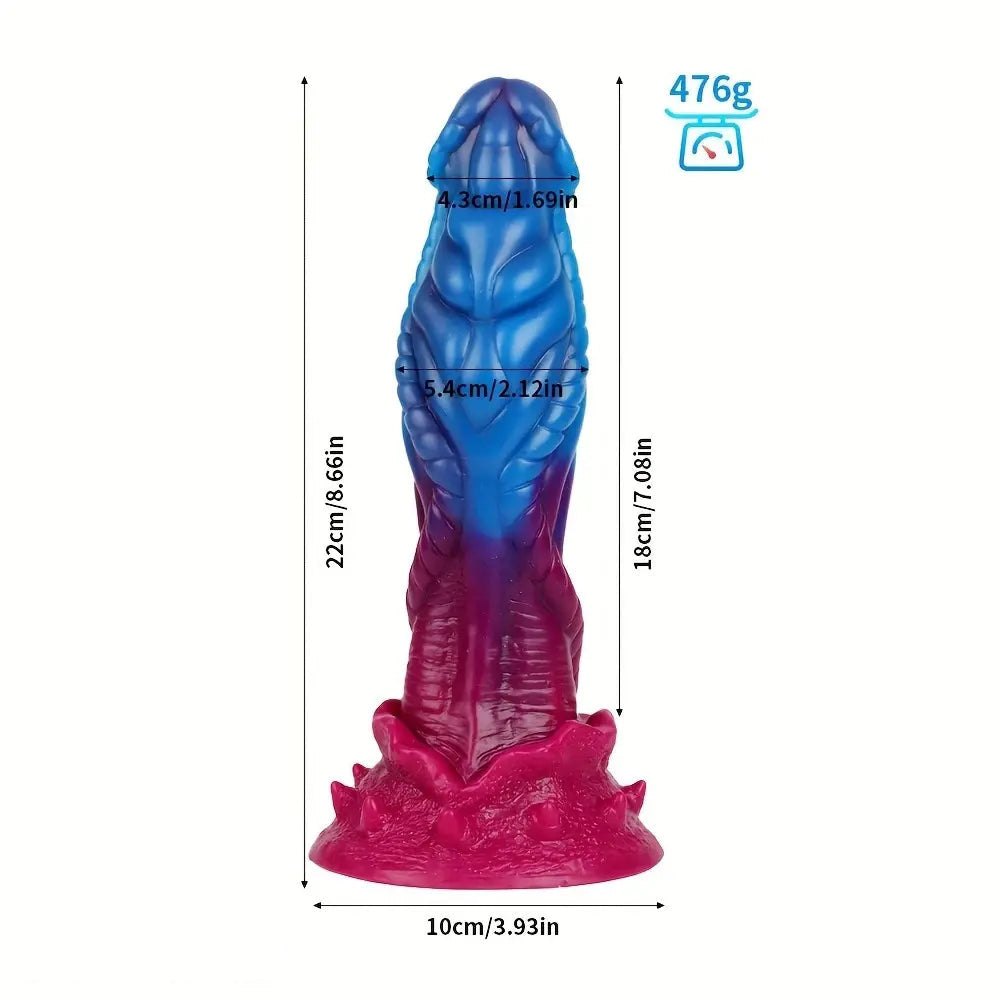 Textured Alien Fantasy Dildo - Silicone Monster Dildo