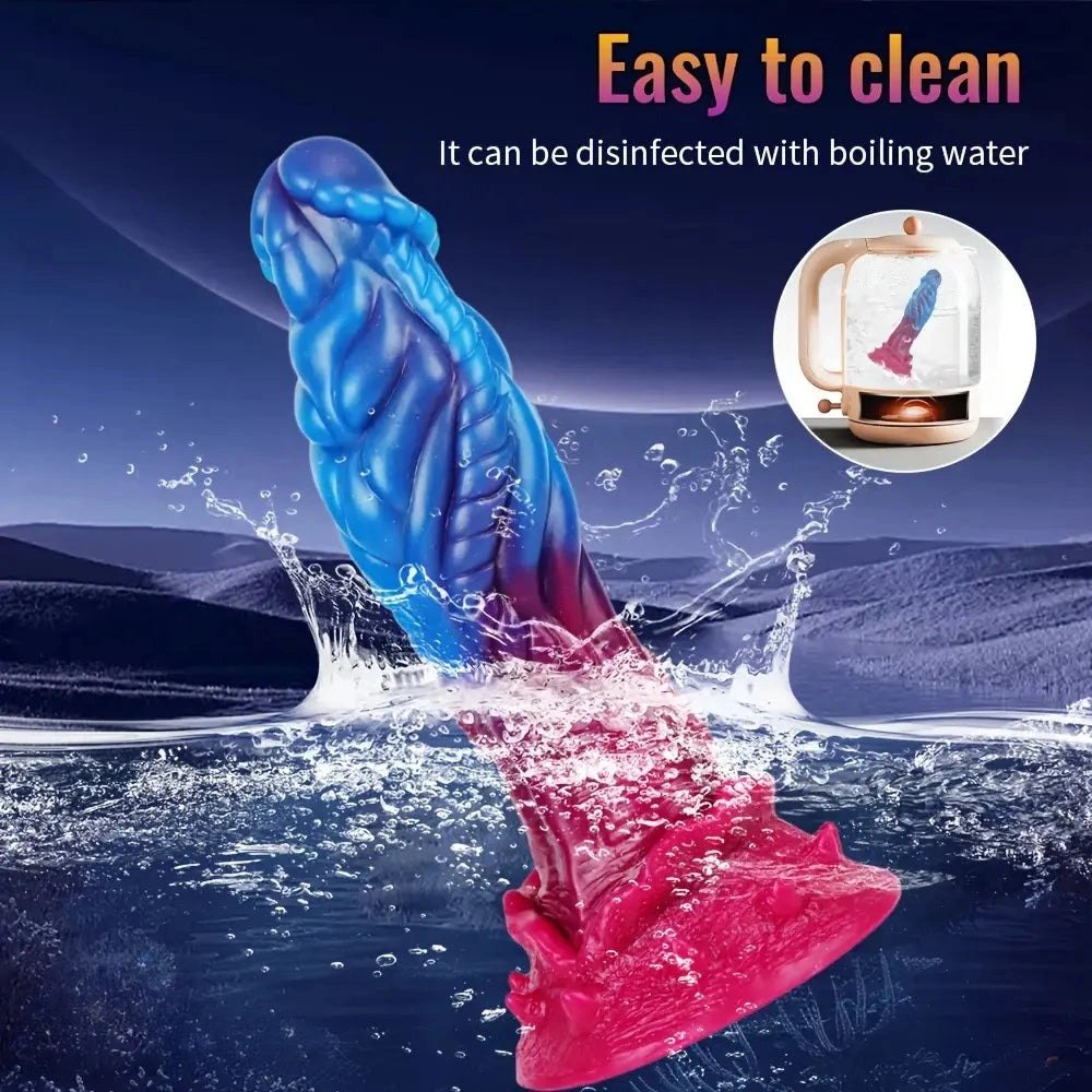 Textured Alien Fantasy Dildo - Silicone Monster Dildo