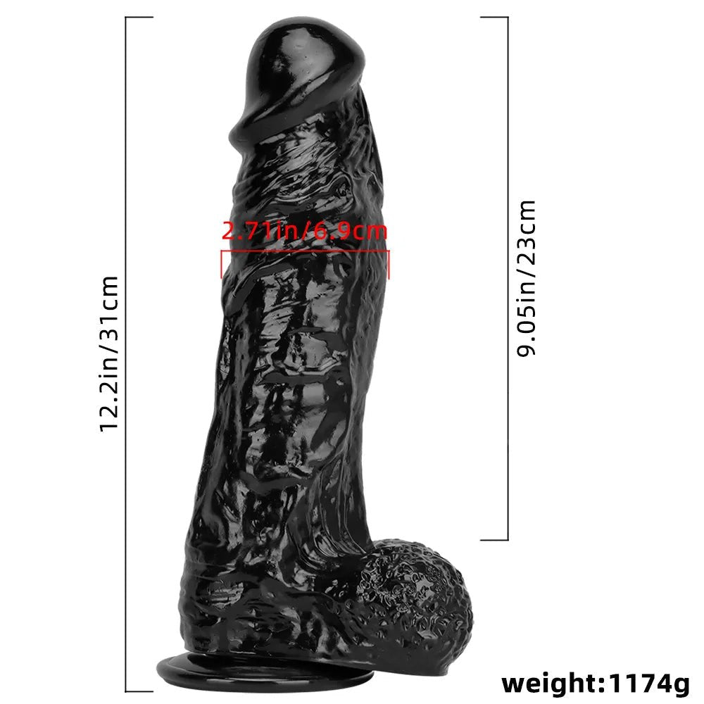 Textured Anal Play Dildo - Realistic Anal Dildo