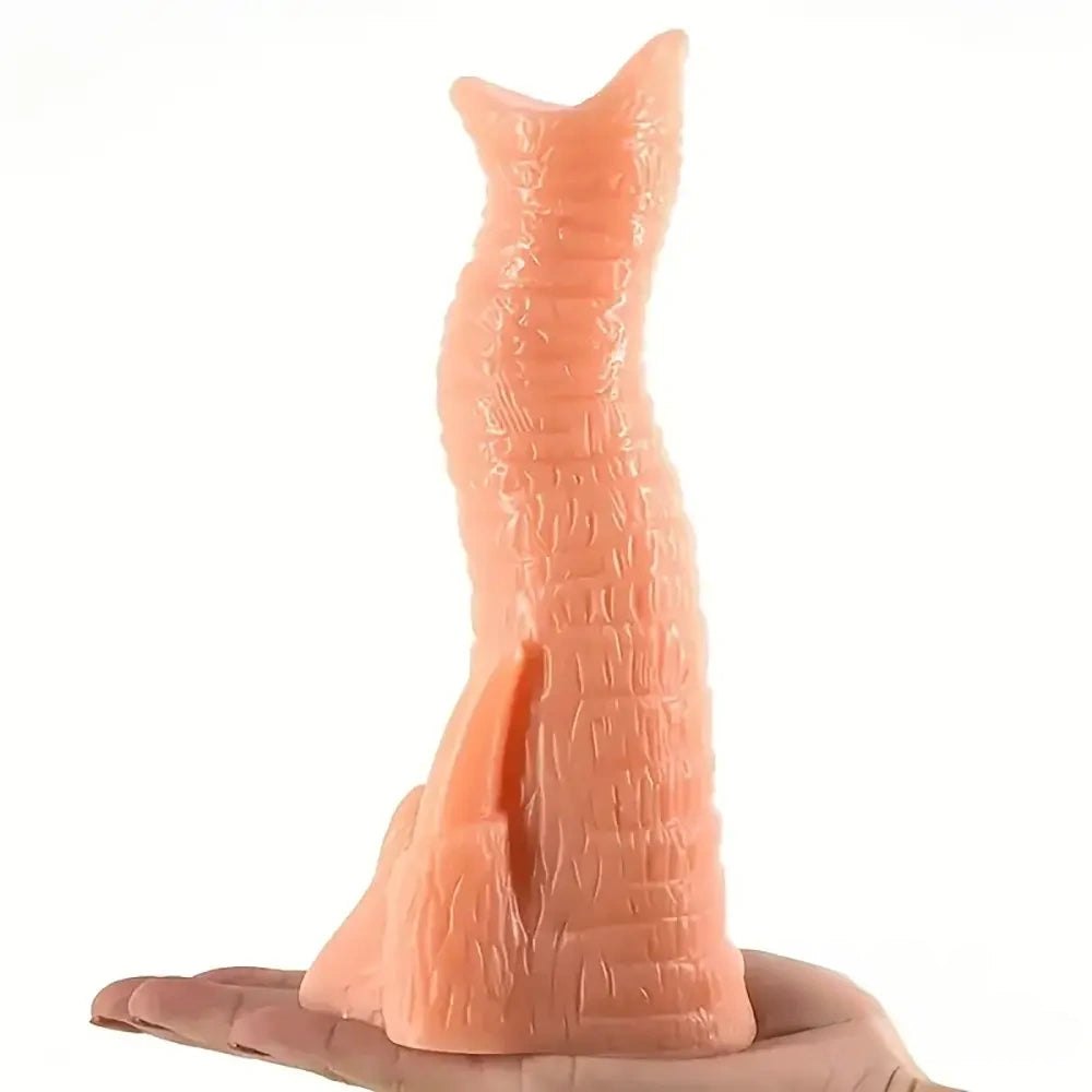 Textured Animal Dildo 7.68 in - Elephant Style PVC Dildo