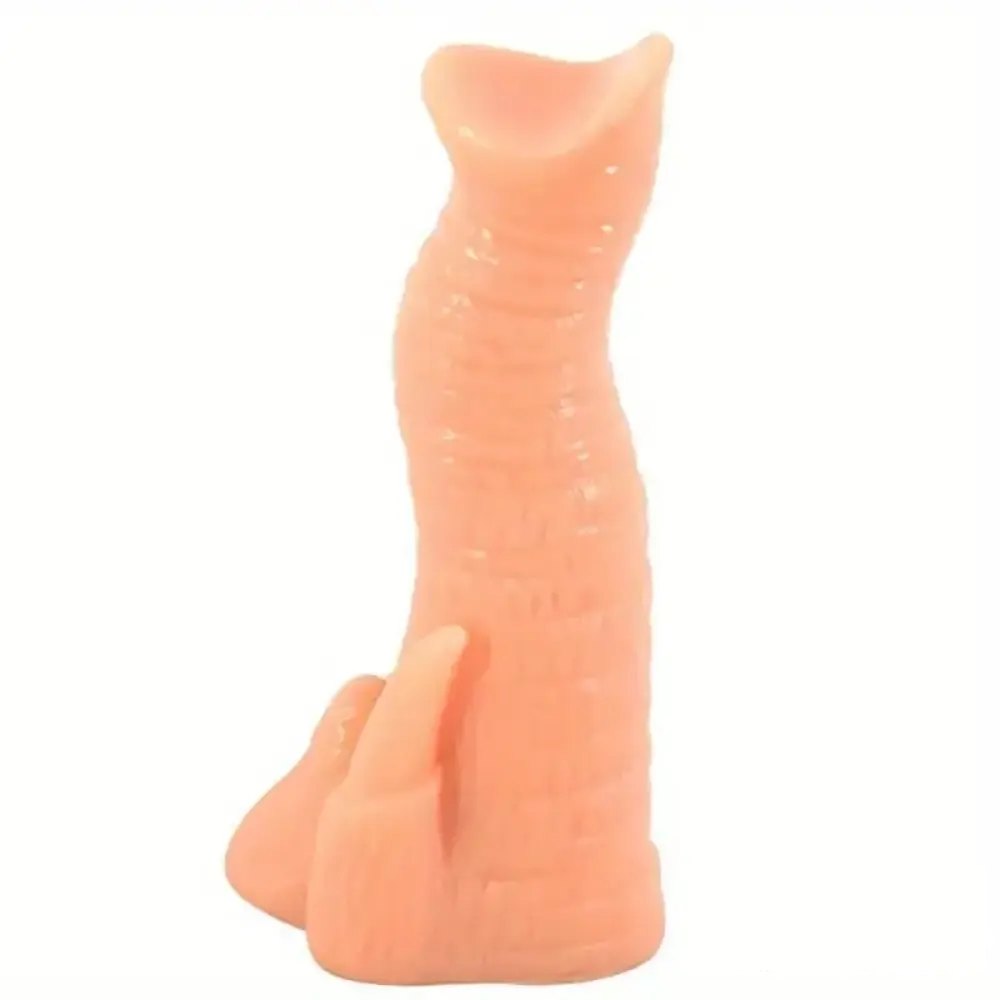 Textured Animal Dildo 7.68 in - Elephant Style PVC Dildo