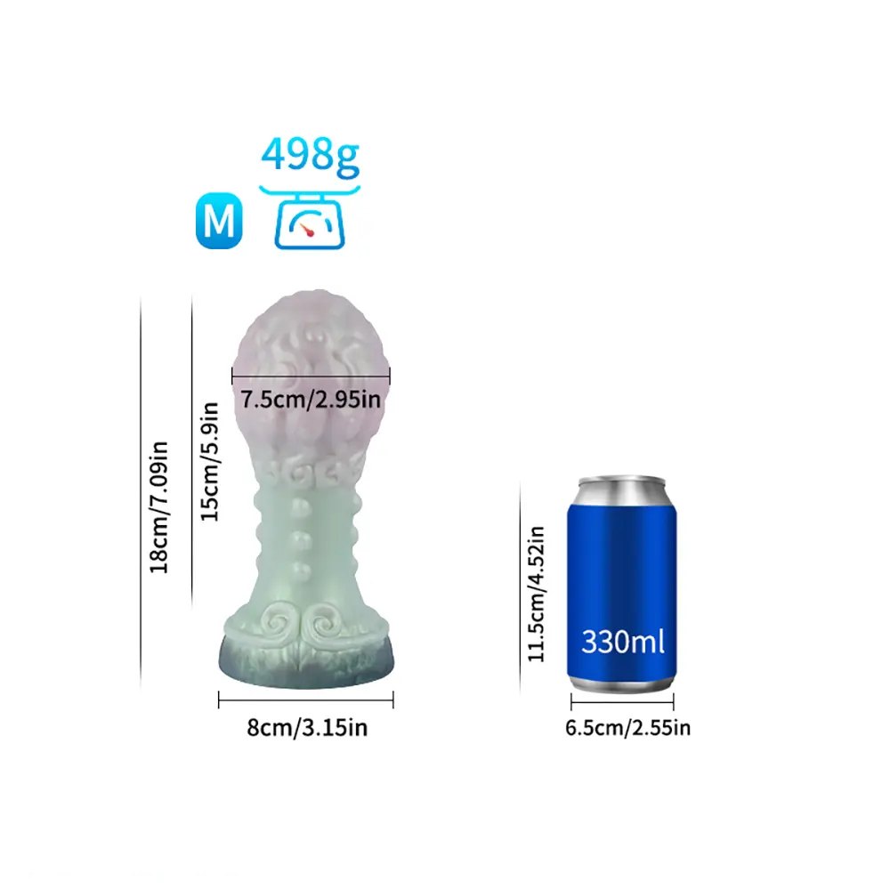 Textured Fantasy Creature Dildo - Silicone Monster Dildo