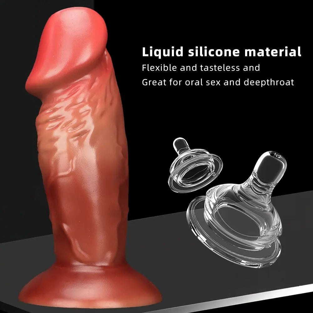 Textured Fantasy Dildo 13 in - Silicone Fantasy Sex Toy