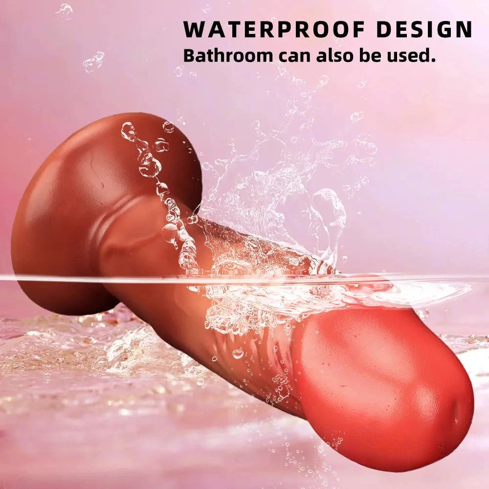 Textured Fantasy Dildo 13 in - Silicone Fantasy Sex Toy