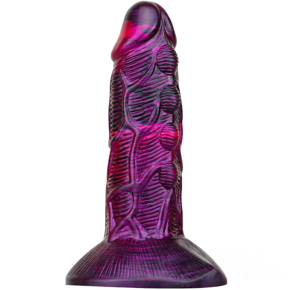 Textured Fantasy Dildo 7.09 In - Liquid Silicone Monster Dildo