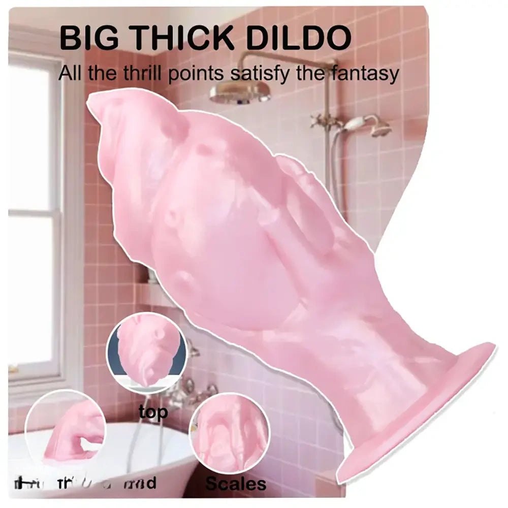 Textured Fantasy Hand Dildo - Silicone Fantasy Dildo