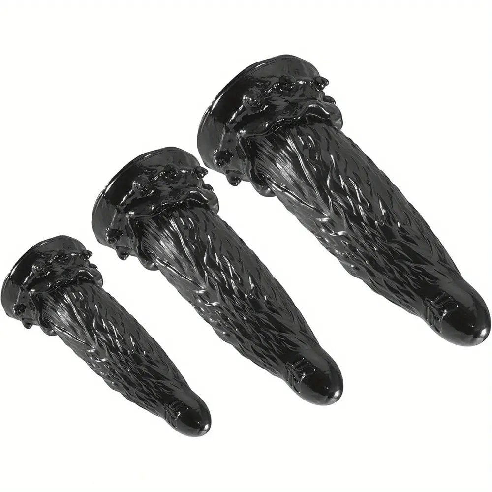 Textured Fantasy Monster Dildo - Fantasy Dildo in 3 Sizes