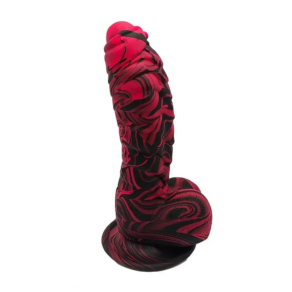Textured Fantasy Silicone Dildo - Ridged Realistic Dildo