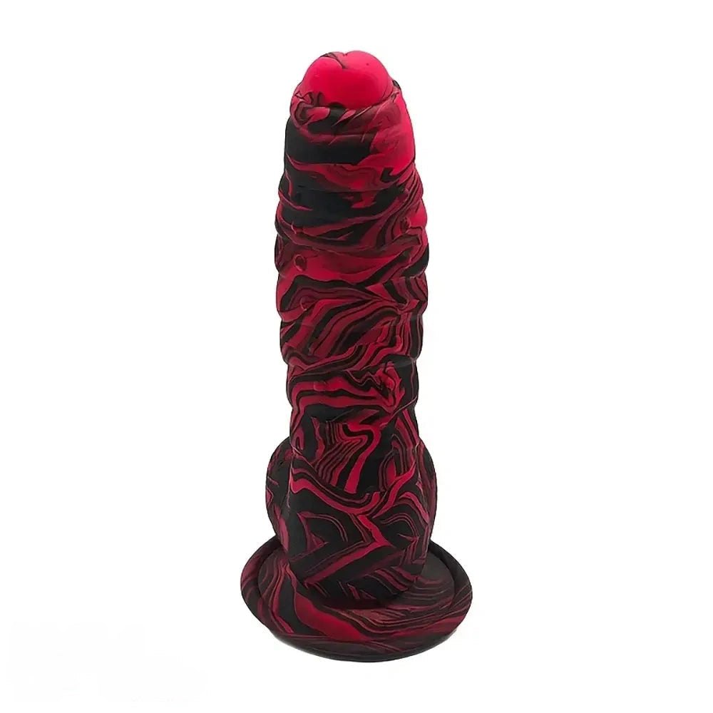 Textured Fantasy Silicone Dildo - Ridged Realistic Dildo