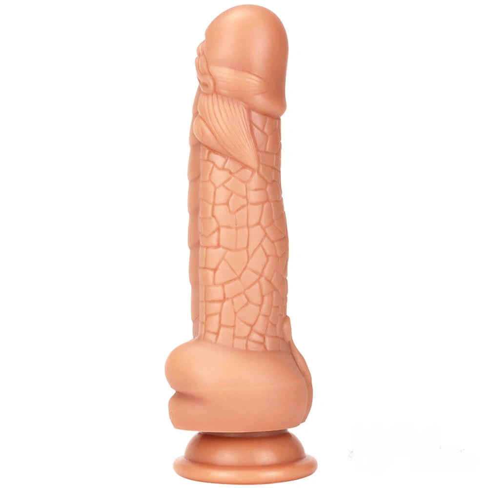 Textured Flexible Fantasy Dildo 7.87in - Fantasy Dildo