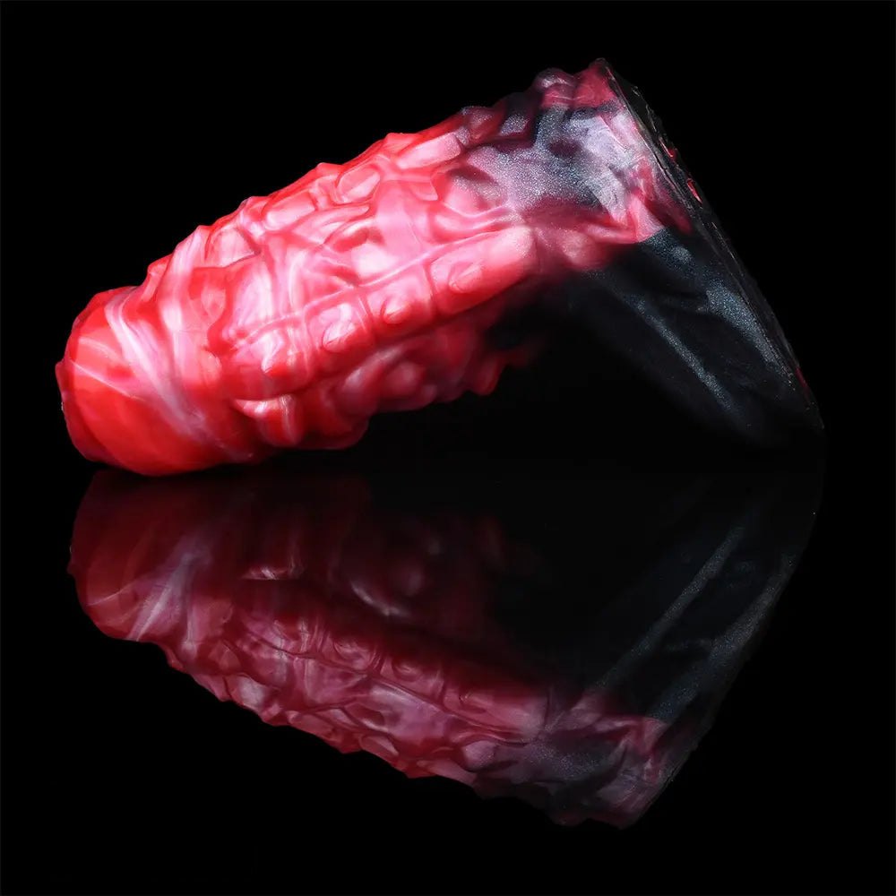 Textured Hollow Penis Sleeve - Realistic Silicone Dildo Sleeve