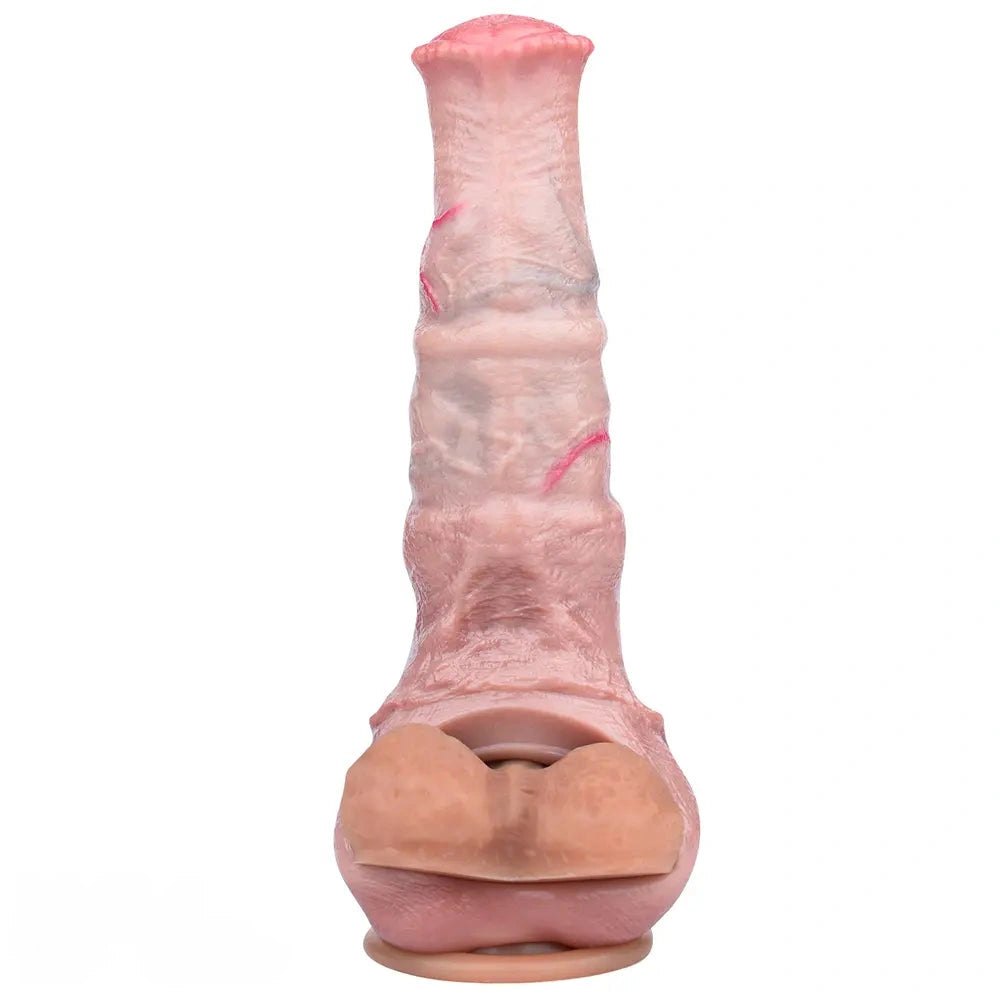 Textured Horse Style Dildo - Realistic Animal Silicone Dildo