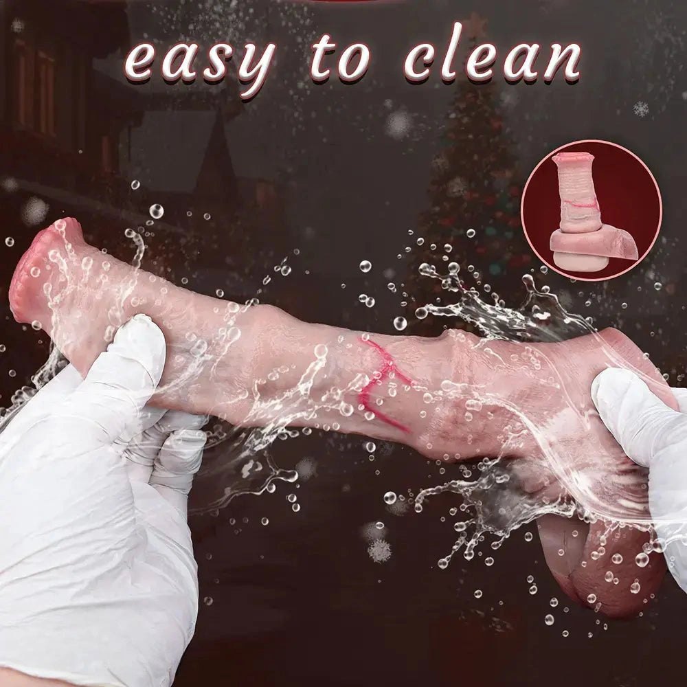 Textured Horse Style Dildo - Realistic Animal Silicone Dildo