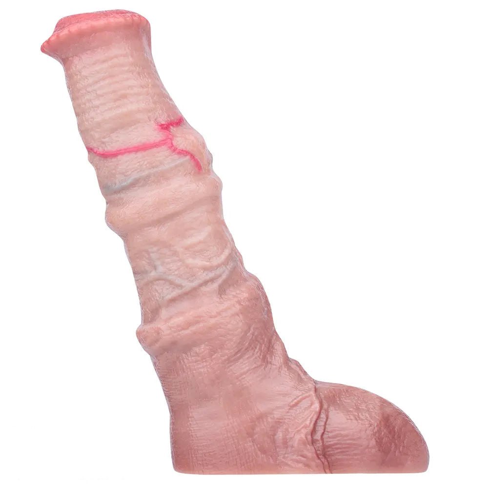Textured Horse Style Dildo - Realistic Animal Silicone Dildo