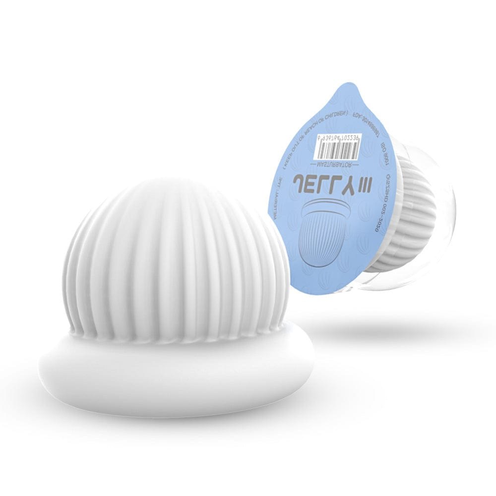 Textured Jelly Masturbator Cup - Male Masturbator Stroker