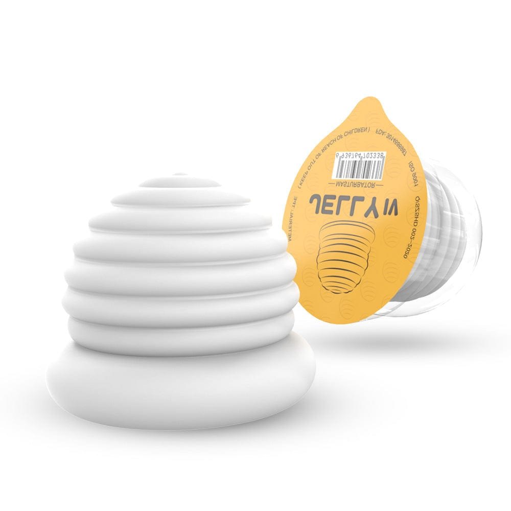 Textured Jelly Masturbator Cup - Male Masturbator Stroker