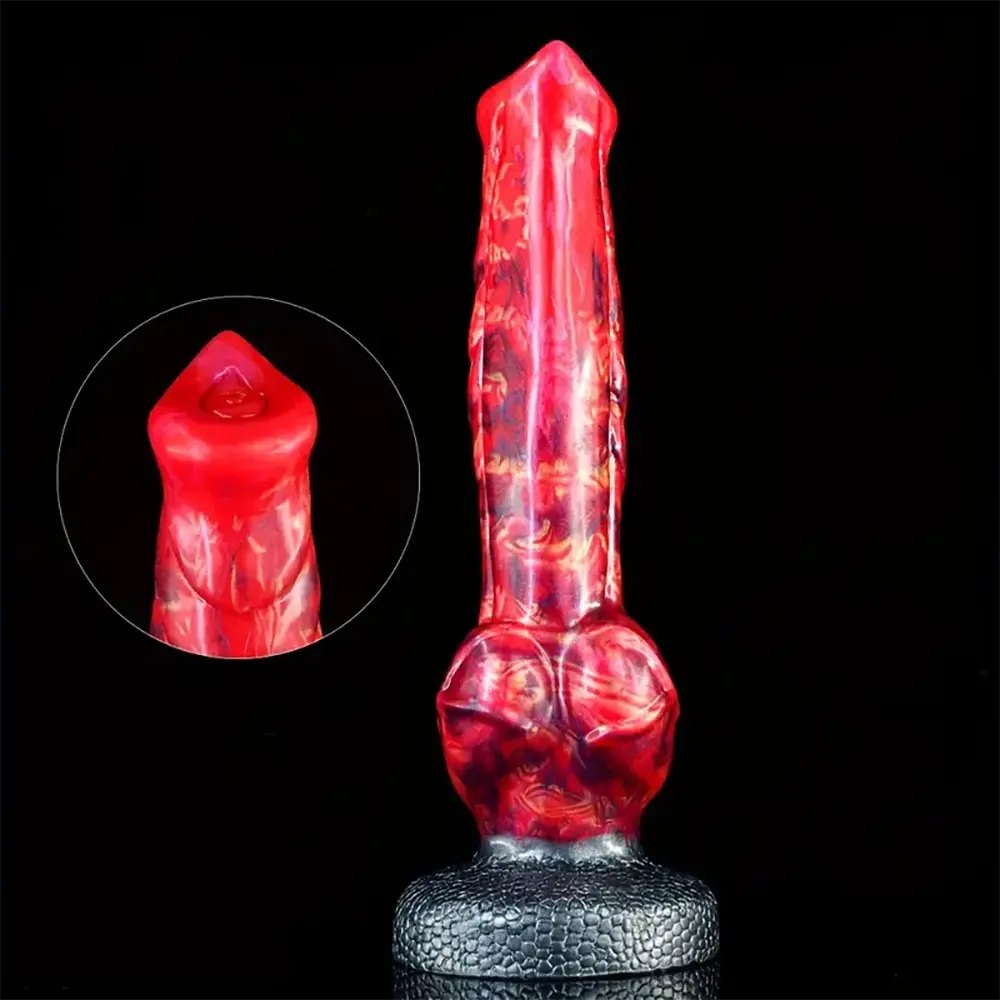 Textured Knot Animal Dildo - Knotted Horse Dildo