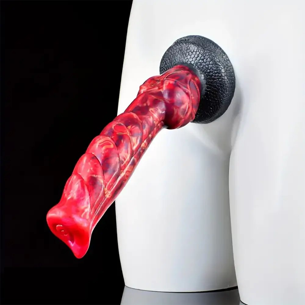 Textured Knot Animal Dildo - Knotted Horse Dildo
