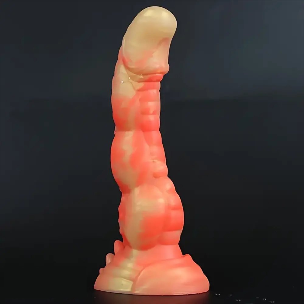 Textured Monster Fantasy Dildo - Silicone Dragon Dildo