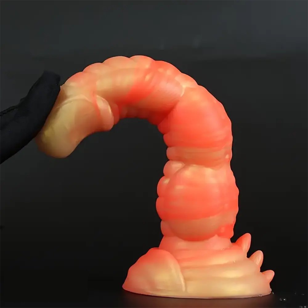 Textured Monster Fantasy Dildo - Silicone Dragon Dildo