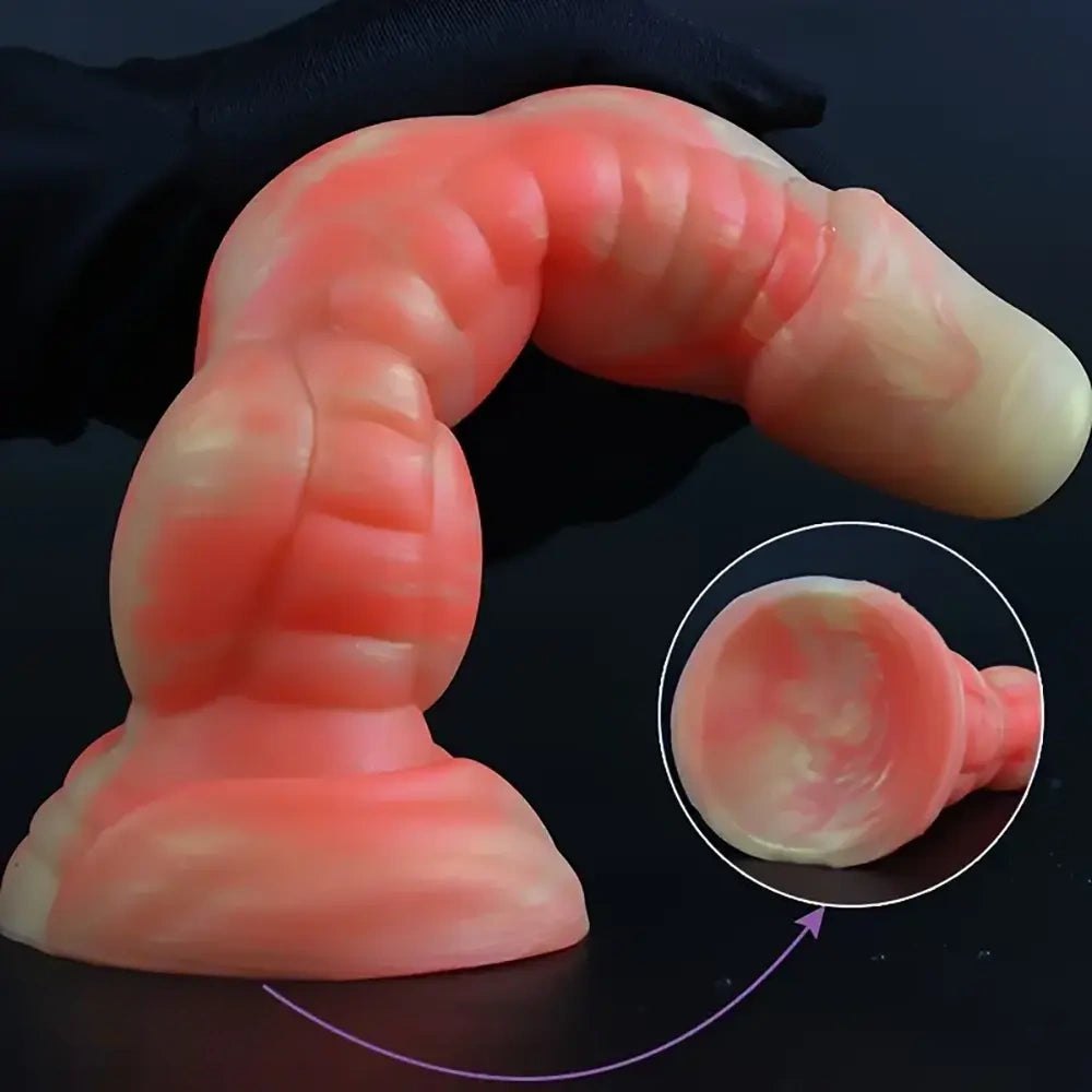 Textured Monster Fantasy Dildo - Silicone Dragon Dildo