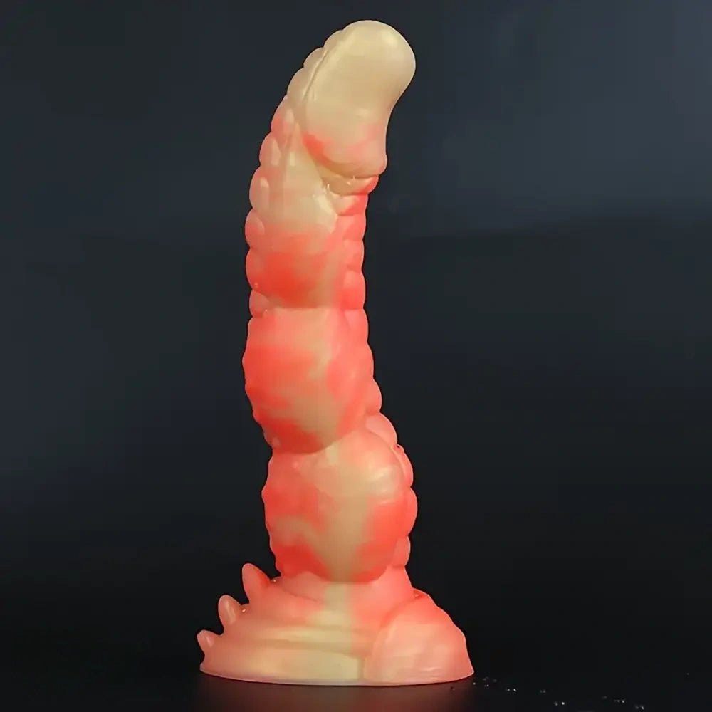 Textured Monster Fantasy Dildo - Silicone Dragon Dildo