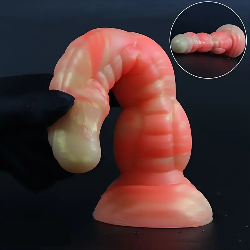 Textured Monster Fantasy Dildo - Silicone Dragon Dildo