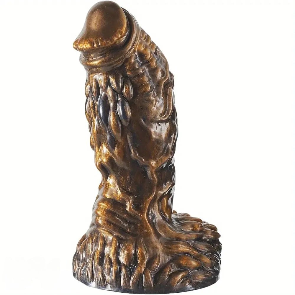 Textured Monster Fantasy Dildo - Big Thick Silicone Dildo