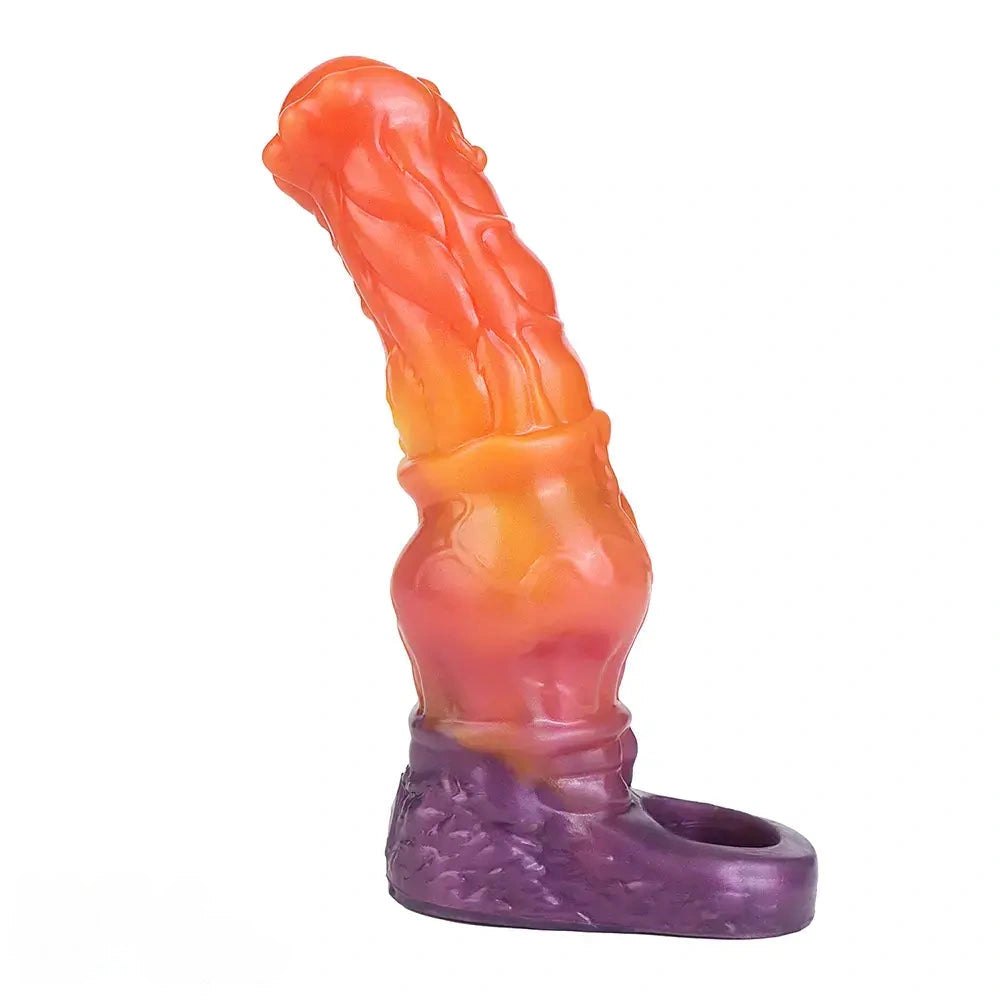 Textured Penis Sleeve 6.85 in - Wearable Cock Extender