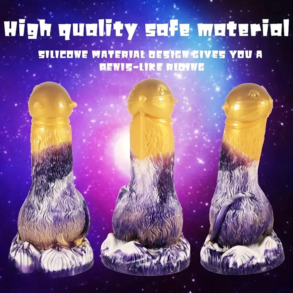 Textured Suction Cup Dildo - Silicone Suction Cup Dildo