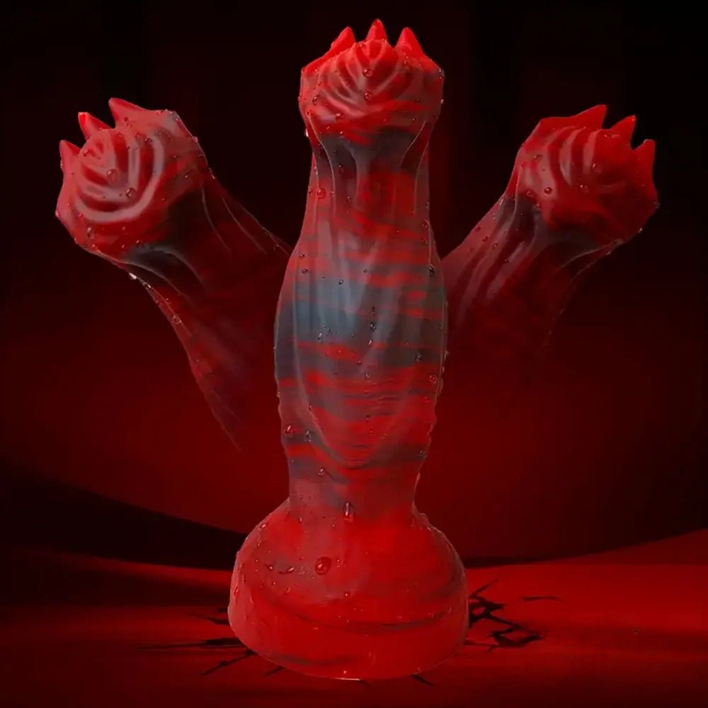 Textured Tentacle Monster Dildo - Silicone Monster Dildo
